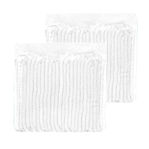 Srliya 100 (21in Pcs Disposable Cap High Elasticity Non Woven Fabric Disposable Hair Net Head Cover for Beauty Salon