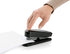 Novus B4fc re+new Flat Clinch Stapler, 50 Sheet Capacity, Made of 80% Recycled Plastic, Black Special Edition