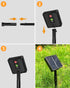 2 Pack 120LED 46FT 8 btfarm Solar Rope Lights Outdoor, Solar String Lights Outside Waterproof, Lighting Modes Solar