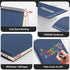 EUSOAR Spiral Notebook College Rule - A5, 24 Packs, 120 Pages Lined Travel Writing Notebooks
