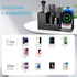 KINGFOM PU Leather Desk Organizer with Wireless Charging Station, 10W Charger for iPhone 14/14 Pro/13/12/Samsung Galaxy