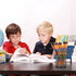 Kolewo4ever 200 Pieces Colorful Building Block Wood Pencils with Top Erasers for Kids Birthday Goody Bag Bulk Filler