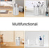 Metal Pen Holder for Desk, Round Aluminum Makeup Brush and Pencil Cup, Organizer for Office, Home, School (Silver)