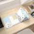 Rouidr 3 Ring Binder, 2 Inch Round Ring Organizer with Clipboard, 5 Dividers Tabs, A4 8.5 * 11 Inch Paper, Wisteria