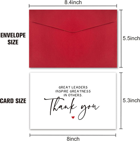 RollupJoy Thank You Card For Boss, Funny Boss Day Gifts For Leader Manager, Leader Appreciation Card, Bosses Thank You
