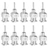 PATIKIL Bent Blunt Tip Dispensing Needle 19G, 10 Pcs Stainless Steel Liquid Dispenser Needles with Lure Lock