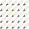Meconard C9 LED Replacement Christmas Light Bulb, 25 Pack, Shatterproof, E17 Base, Commercial Grade, Warm White