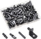 WISSXNA 100Pcs Shelf Pegs for Shelves, 4 Styles Shelf Pins Kitchen Cabinet Shelf