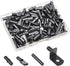 WISSXNA 100Pcs Shelf Pegs for Shelves, 4 Styles Shelf Pins Kitchen Cabinet Shelf