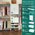 ClosetMaid Set, SuiteSymphony Top Shelf Support Bracket Kit, Add On Accessory, Shelf Hardware for Top Shelf, Pure White