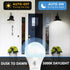 Gonhom 8 Pack Bulbs 5000K-Daylight, 720LM, 9W(60W A19 E26 Bulbs, Dusk to Dawn Light Outdoor, Equivalent) Automatic