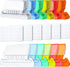 Jovitec 120 Hanging File Folder Tabs and 120 Back to School Inserts for Quick Organizing and Identification