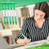 Mental Health Awareness Retractable Pen, Green Ribbon, Black Ink Ballpoint Pen Bulk for Charity Volunteers