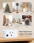 200FT 15A/1875W Remote Control Outlet, Decorator Rocker Wall Switch, Long Range Wireless Light Switch, Mini Remote