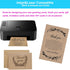 50 Pack 4.2 6.0 inches, Set, Blank Cards and Envelopes x Brown Blank Note Cards Greeting Cards and Envelopes Folded