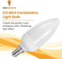 Bulb E12 B11 Bulbs 12mm 110MM 4.25" 120V 3 Pack Flame Effect Chandelier LED Fire Candle Light Flaming Flicker