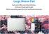 Beautiful Pink Clouds Art Gaming Mouse Pad XL, Large Non-Slip Rubber Mousepad, Long Extended 31.5'' X 11.8''