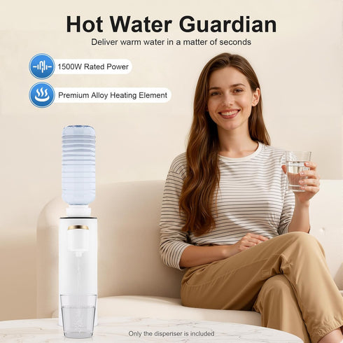GXFCHYL 5 1500W Instant Hot Water Dispenser Bottle Warmer Formula Dispenser Mineral/Bottled Water Dispenser Mini Water