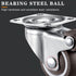 1.25 inch Swivel Caster Wheels Bearing Plate, Rolling Casters for Furniture and Workbench Cart, Set of 4