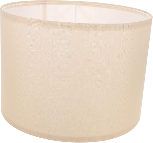 Alipis Small Burlap Drum Lampshade Modern Floor Lamp Shade Metal Linen Wall
