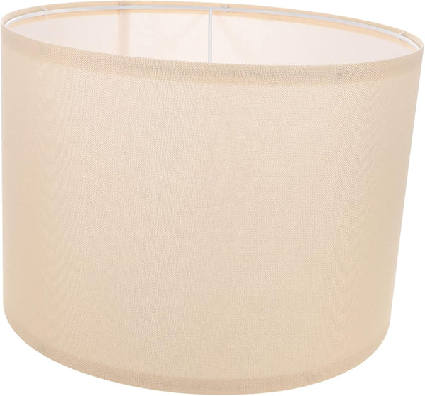 Alipis Small Burlap Drum Lampshade Modern Floor Lamp Shade Metal Linen Wall