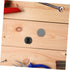 PRETYZOOM 10 Sets Round Corner Brackets for RV Furniture Connectors D-Shaped Bedside Cabinet Braces for Wood Angle