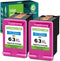 GREENBOX Remanufactured Ink Cartridge Replacement for HP 63XL 63 XL for Envy 4516, 4520, Officejet 4650, 3830 (2