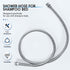 LukLoy / " to / " Nut Stainless Steel Shampoo Bowl Hose for Professional Salon Shampoo Bowl Faucet and Sprayer Head, Sprayer Head Not Included