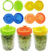 GLOGLOW Nan 4Pcs Sprouting Lids, Plastic, Easy Drainage, Fits Jars, Ideal for