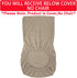 VZLQZJMKY Armless Armless Vanity Chair Cover Criss Cross Chair Cover Elastic Chair Slipcover Chair Covers Office Chair