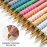 Ballpoint Pens Black Ink with Super Soft Grip Medium Point 1.0mm Office Pens (Gold 12-count)