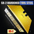 100 Pack Sk2 DIYSELF Utility Knife Blades, Steel Box Cutter Blades with Dispenser, Heavy Duty Utility Blades for Razor