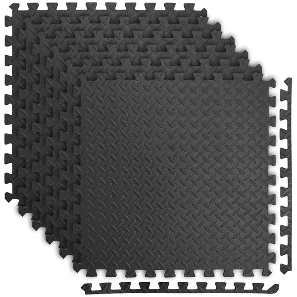 Art3d Eva Puzzle Exercise Mats, 24"x24" x 1/2 Thick Foam Interlocking Tiles