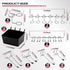 Pegboard Organizer Hooks, 300-Piece Durable Assortment for Tool Organization