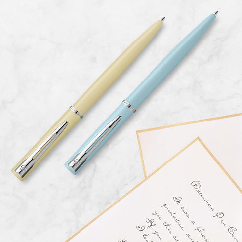Waterman Allure Ballpoint Pen | Mint Green Pastel Lacquer | Medium Point Blue Ink with Gift Box