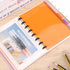 Eagle Plastic Index 5-Tab Dividers, Junior Size Discbound Tab Dividers with 1 Plastic Zipper Bag for Planners or