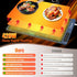 OcePor 24"x15") (XL Food Warming Mat, Electric Warming Tray,Foldable Food Warmer for Parties, Buffets, Family