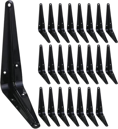 ELSKER&HOME 24 Pack Shelf Brackets 6 Inch, Floating Shelf Bracket for Wood,