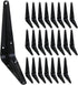 ELSKER&HOME 24 Pack Shelf Brackets 6 Inch, Floating Shelf Bracket for Wood,