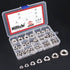 Hilitchi 295-Pcs Finishing Cup Countersunk Washer Assortment Set, 304 Stainless Steel (#4 - #16)