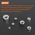 360 Pieces 304 Stainless Steel Hex Nuts Assortment Kit, 7 Sizes (M2 M2.5 M3 M4 M5 M6 M8)