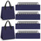 Kacctyen 100 Pcs Insulated Take Out Bags Bulk 9.5 x 6 x