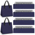 Kacctyen 100 Pcs Insulated Take Out Bags Bulk 9.5 x 6 x