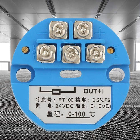 Fafeicy -50~400 Degree PT100 SBWZ Temperature Transmitter DC24V Output 0-10V Sensor, Transformer