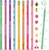 Leinuosen 60 Pcs Scented Inspirational H Pencils with Erasers, Colorful Fun Wood Pencils for School
