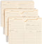 Smead Project File Jackets, 25 Count, Manila, Reinforced Tabs, Letter Size, 2" Expansion