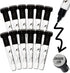 KleenSlate (12) Pack Large Black Dry Erase Markers with Eraser Cap, Round Point