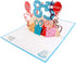 iGifts And Cards Happy 85th Birthday - 3D Pop Up Greeting Card, Unique Celebration for Husband, Wife, Friend