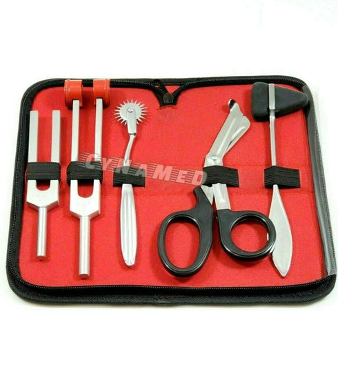 5 Hammer Set 128 512. 7.5 New Piece Student Diagnostic Kit - Reflex Taylor and Tuning Fork C and C Includes Wartenberg