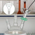 Glass Short Stem Powder Funnel, O.D. 50 mm at Top, Durable Borosilicate Glass Filter with 24/40 Inner Joint